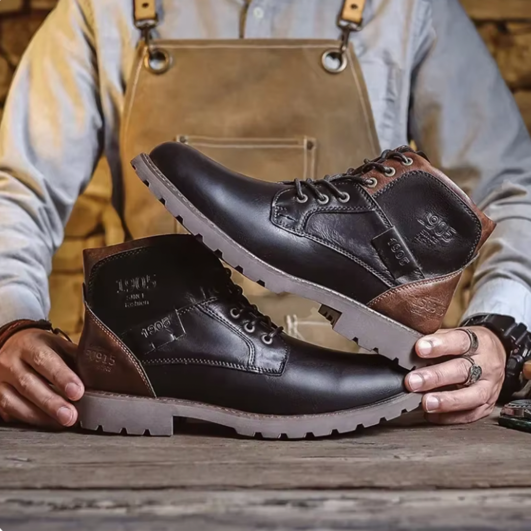 Aaron Vintage Leather Boots