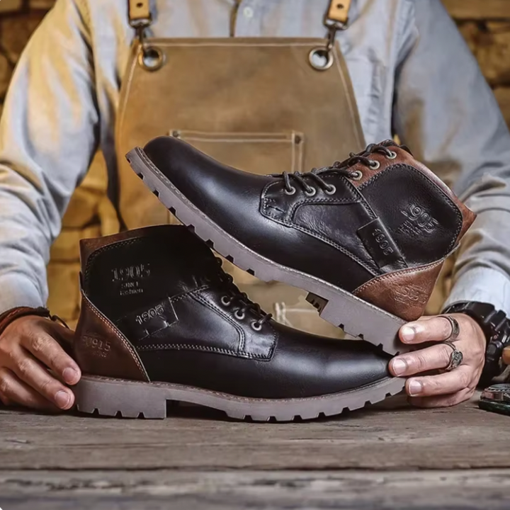 Aaron Vintage Leather Boots