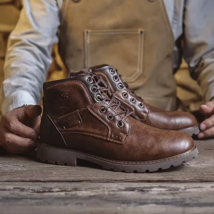 Aaron Vintage Leather Boots