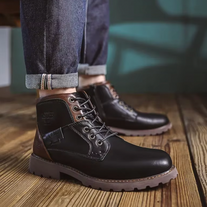 Aaron Vintage Leather Boots