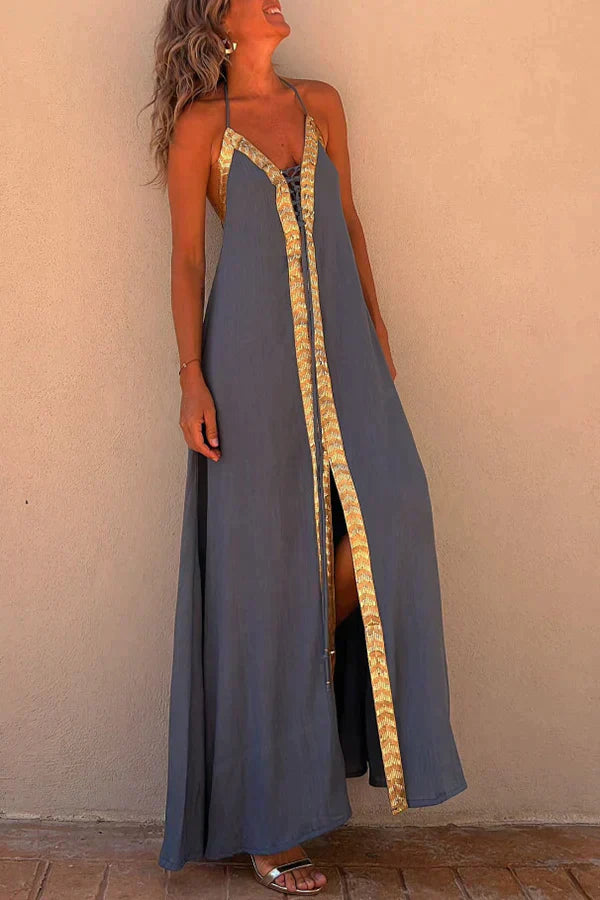 Vicky - Casual Sleeveless Maxi Dress