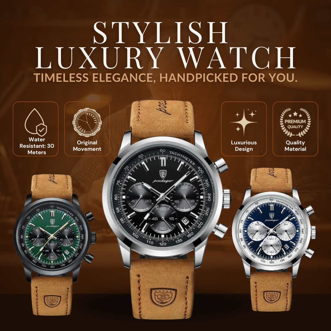 Polished Prestige Timepiece