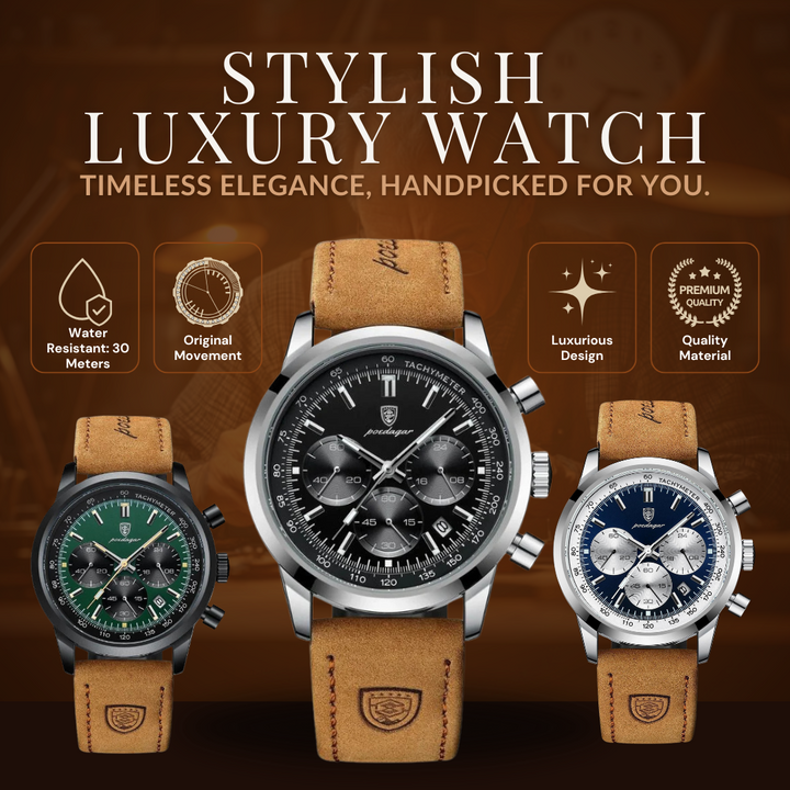 Polished Prestige Timepiece