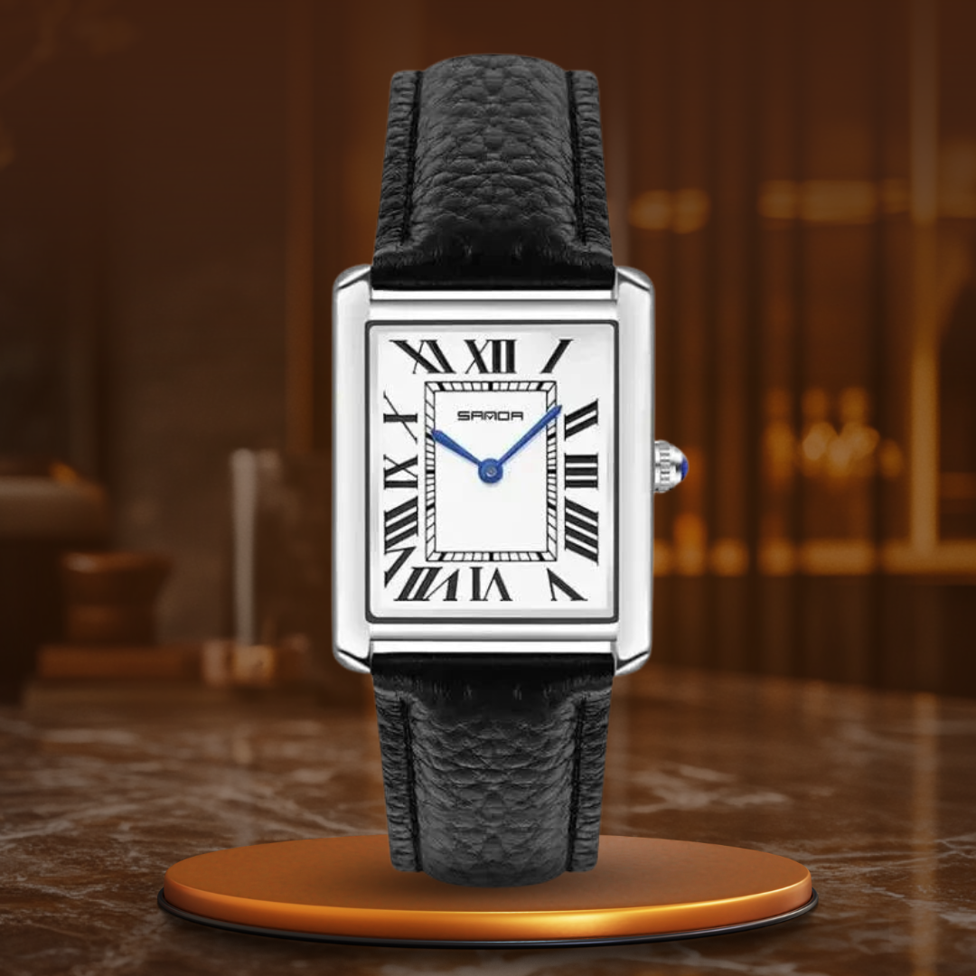 Modern Love Square Couple Watches