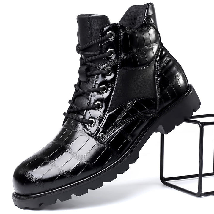 Ethan | Premium Crocodile Leather Boots
