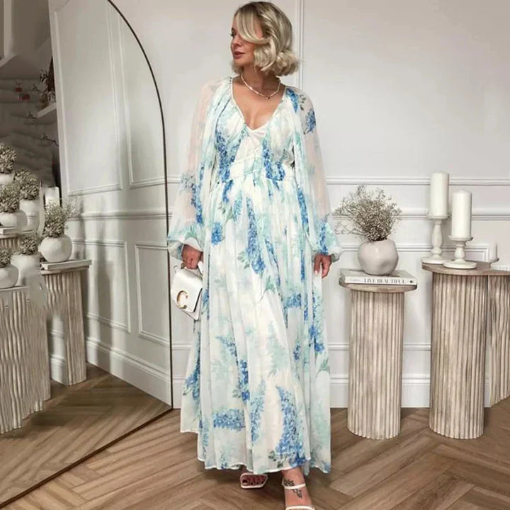 Melaya - Blue Ocean Maxi Dress