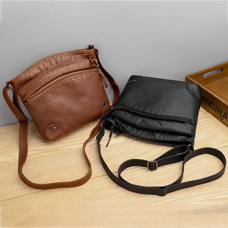 Retro Soft Crossbody Bag