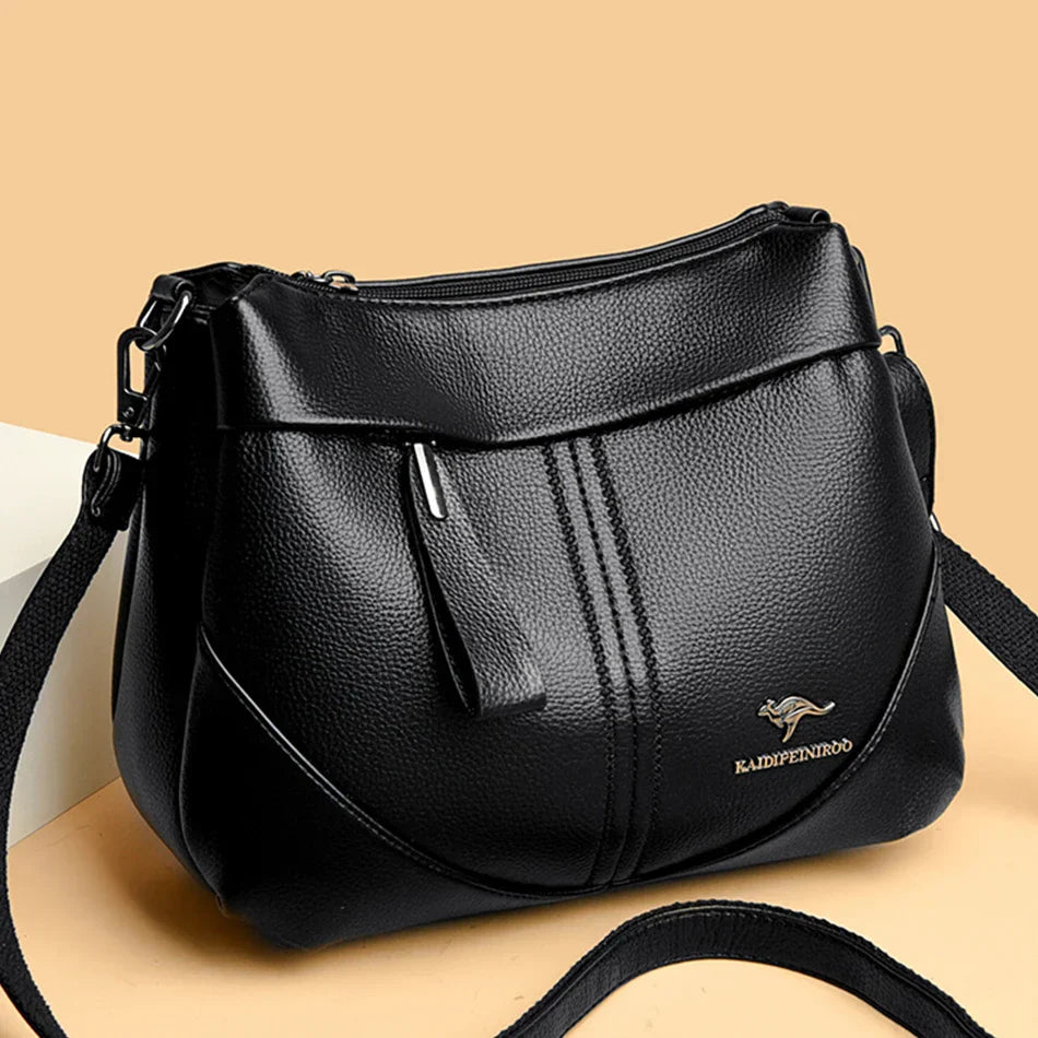 Savine Soft Leather Messenger