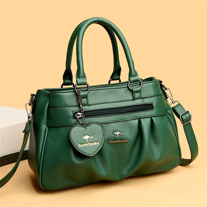 Calora 3-Layer Leather Tote