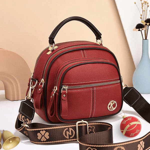 Graceful Leather Crossbody Bag