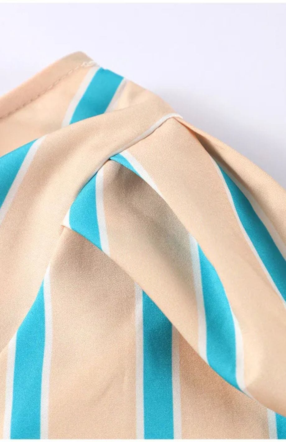 Diana - Elegant Stripped Backless Maxi Dress