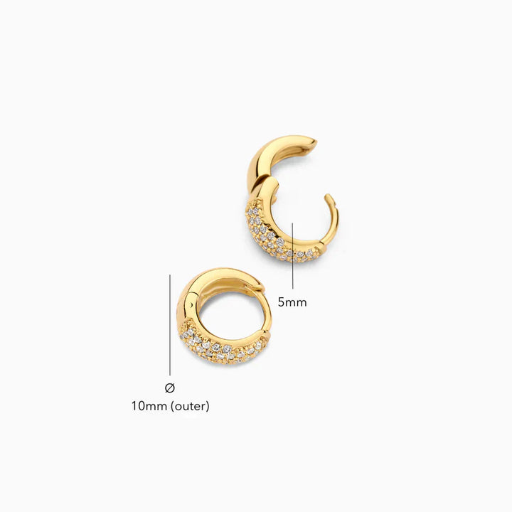 Jules Mini Hoops | Gold 16k